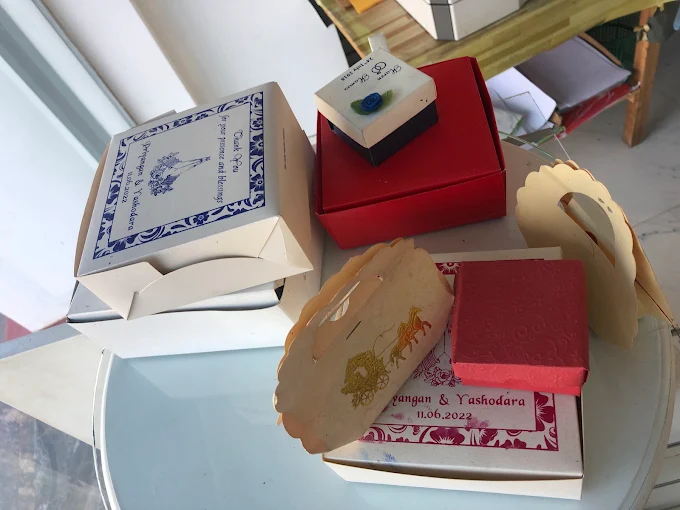 Royal Gold Wedding Card